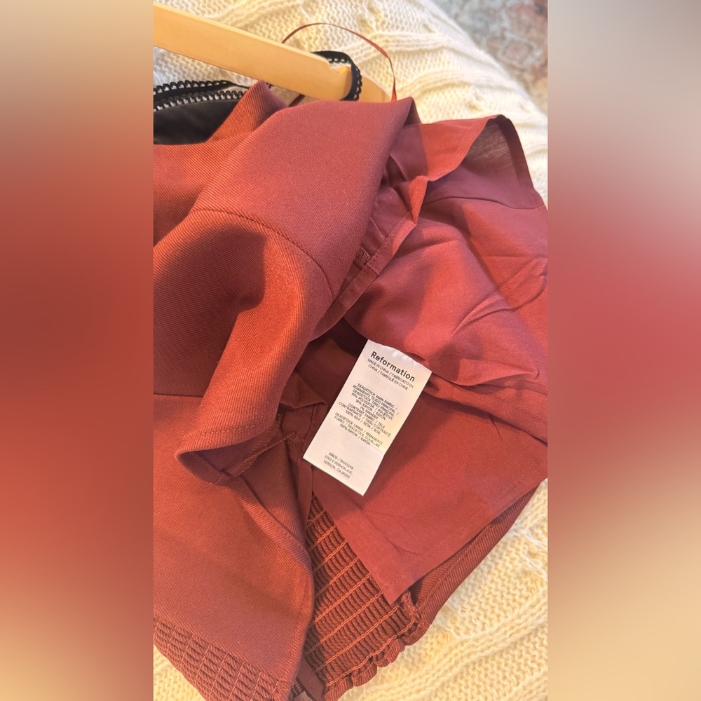 Reformation Melanie Top In Red, brand new without tags, never worn, no flaws. - Picture 8 of 11